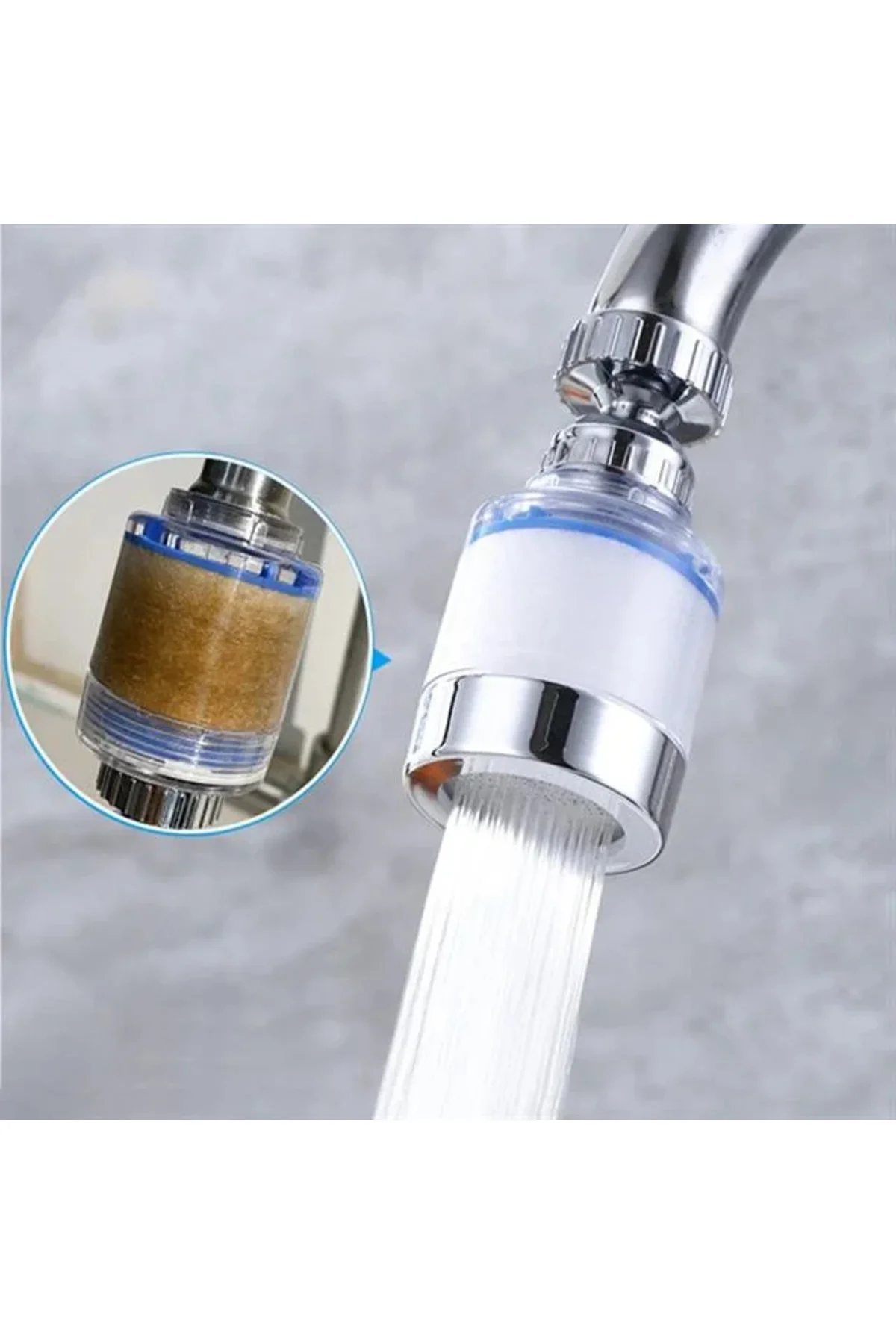 SN-27145 Oynar Başlıklı Kireç Önleyici 5 Filtreli Su Tasarruflu Musluk Başlığı SN-27145 Oynar Başlıklı Kireç Önleyici 5 Filtreli Su Tasarruflu Musluk Başlığı