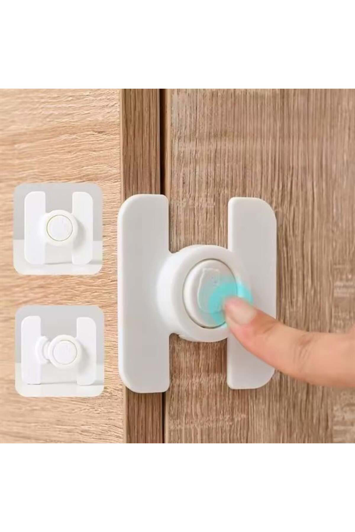 SN-28751 Düğmeli Tip Dolap Ve Çekmece Çocuk Güvenlik Kilidi