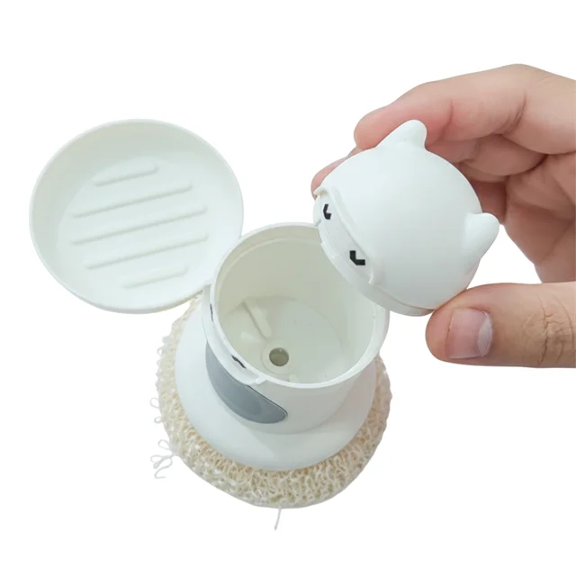 SN-29190 Ninja Tasarımlı Deterjan Hazneli Mutfak Bulaşık Fırçası SN-29190 Ninja Tasarımlı Deterjan Hazneli Mutfak Bulaşık Fırçası
