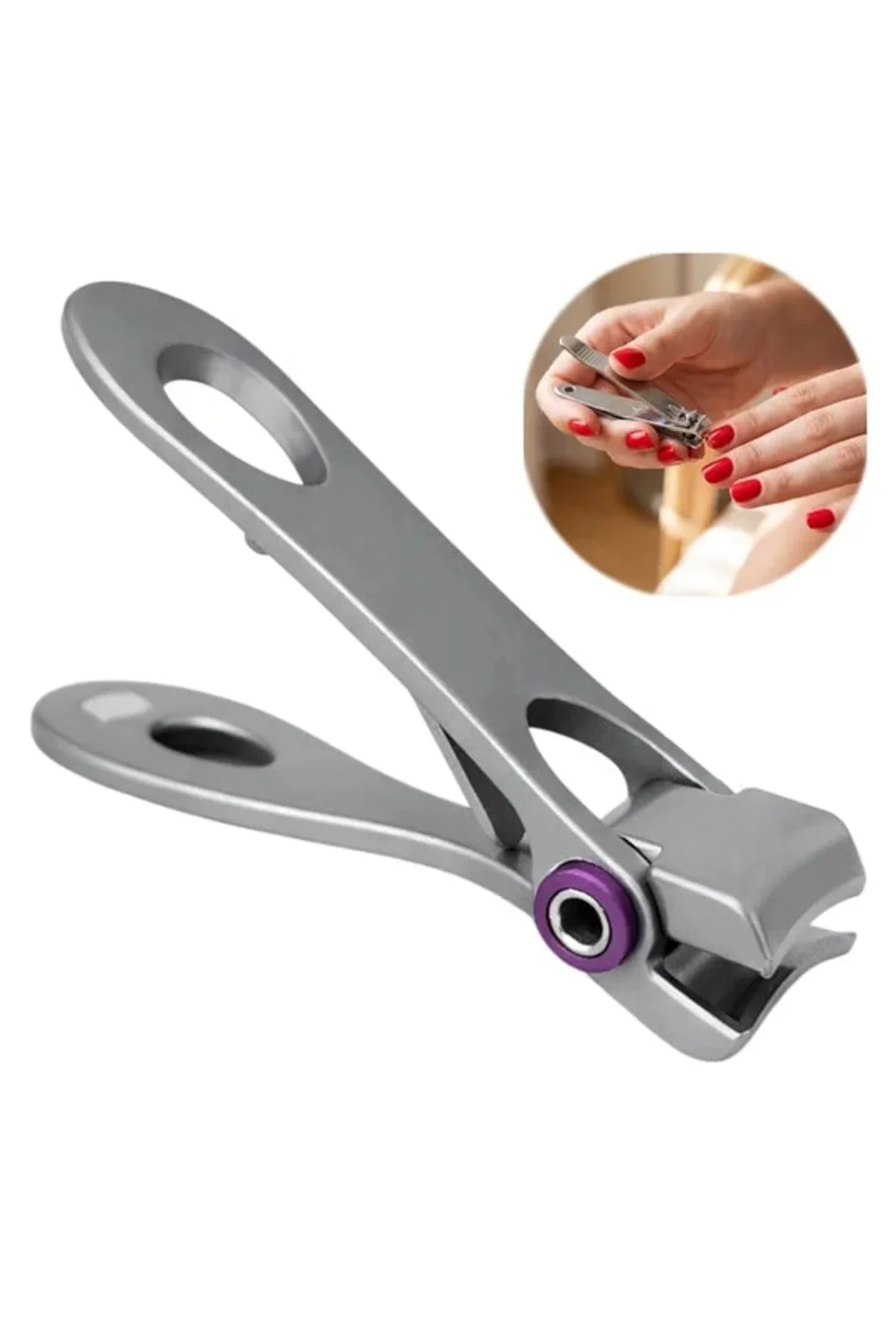 SN-29304 Profesyonel Ergonok El Tırnak Makası 70mm Paslanmaz Çelik Mat Satin SN-29304 Profesyonel Ergonok El Tırnak Makası 70mm Paslanmaz Çelik Mat Satin