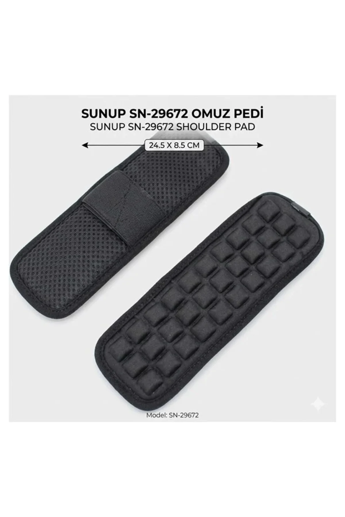 SN-29673 Çanta Askı Omuz Destek Pedi 33x8.8Cm SN-29673 Çanta Askı Omuz Destek Pedi 33x8.8Cm