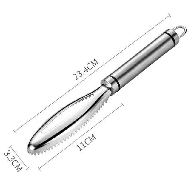 SN-29726 Profesyonel Paslanmaz Çelik Balık Pulu Kazıyıcı ve Çok Amaçlı Sebze Oyacağı 230mm SN-29726 Profesyonel Paslanmaz Çelik Balık Pulu Kazıyıcı ve Çok Amaçlı Sebze Oyacağı 230mm Fiyatı, Yorumları ve Özellikleri