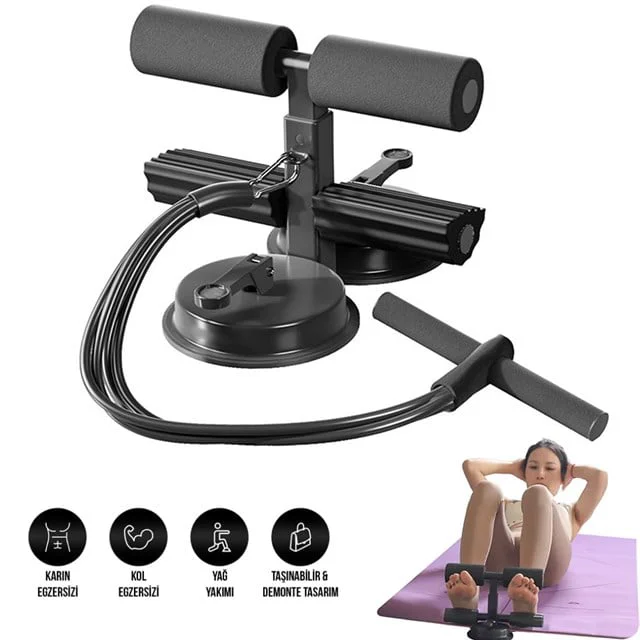 SN-29962 Çift Vantuzlu Ev Tipi 3 Kademe Boy Ayarlı Mekik - Karın Egzersiz Aleti SN-29962 Çift Vantuzlu Ev Tipi 3 Kademe Boy Ayarlı Mekik - Karın Egzersiz Aleti