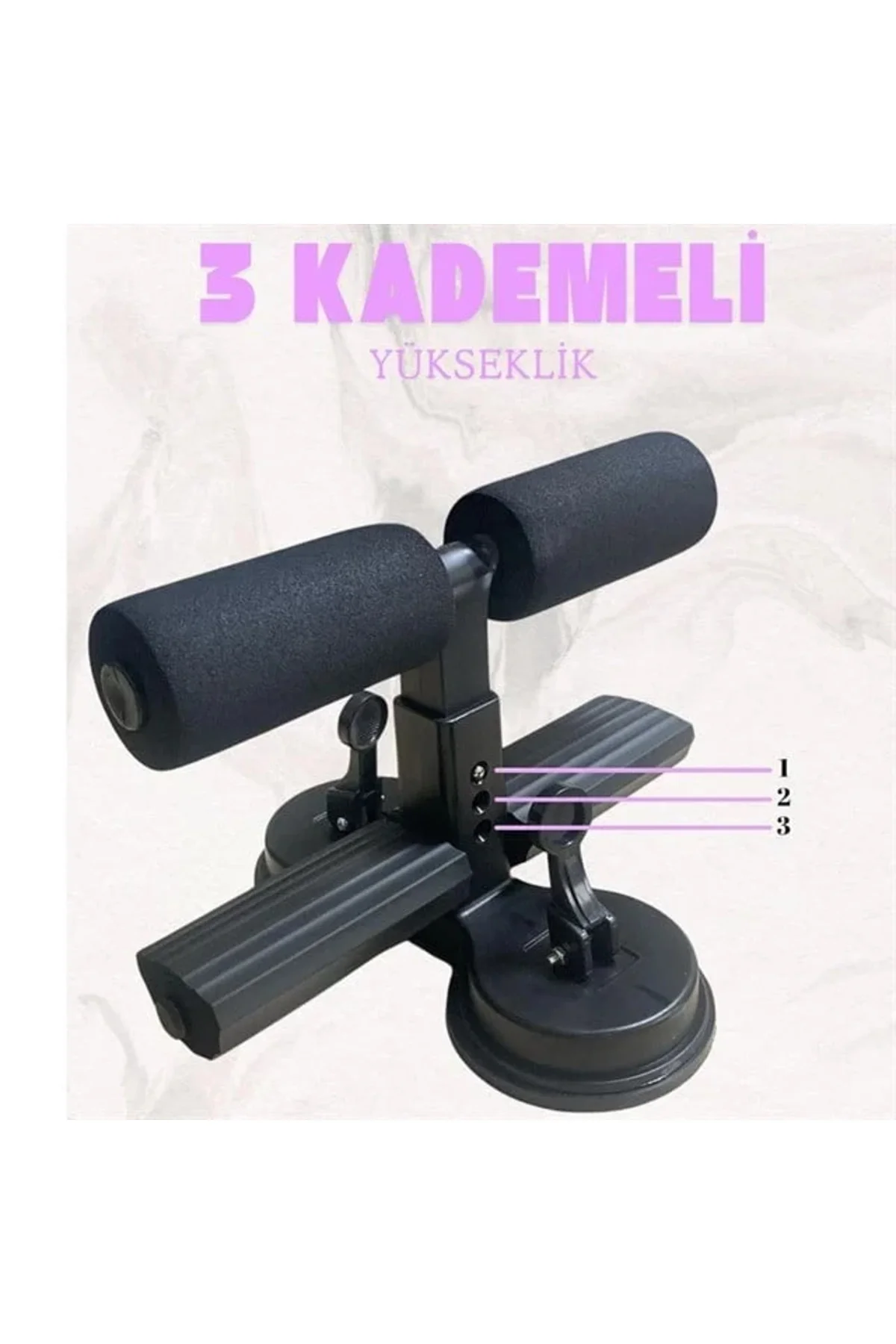 SN-29962 Çift Vantuzlu Ev Tipi 3 Kademe Boy Ayarlı Mekik - Karın Egzersiz Aleti SN-29962 Çift Vantuzlu Ev Tipi 3 Kademe Boy Ayarlı Mekik - Karın Egzersiz Aleti