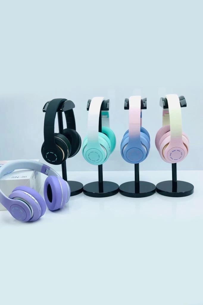 Sn-36 On-ear Kafa Üstü Kablosuz  Kulaklık Bluetooth 5.1  Blue