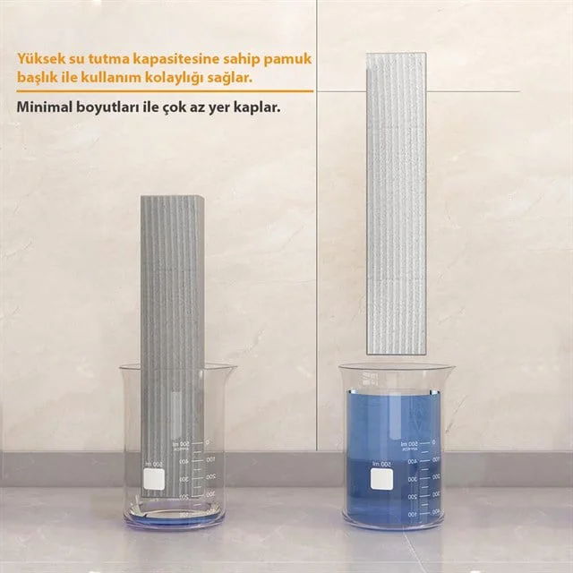 SN-37730 Mini Taşınabilir Sıkma Mekanizmalı Yüksek Emici Pratif Mop SN-37730 Mini Taşınabilir Sıkma Mekanizmalı Yüksek Emici Pratif Mop