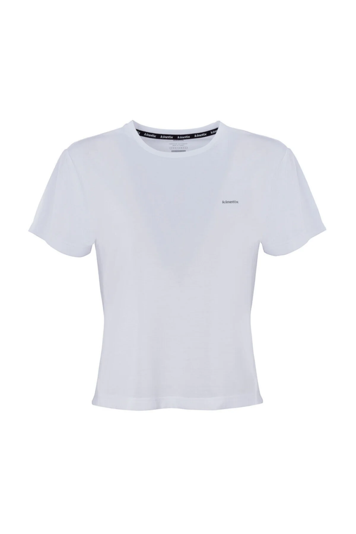 SN235 BASIC CURVE T-SHIRT Beyaz Kadın T-Shirt 100581655