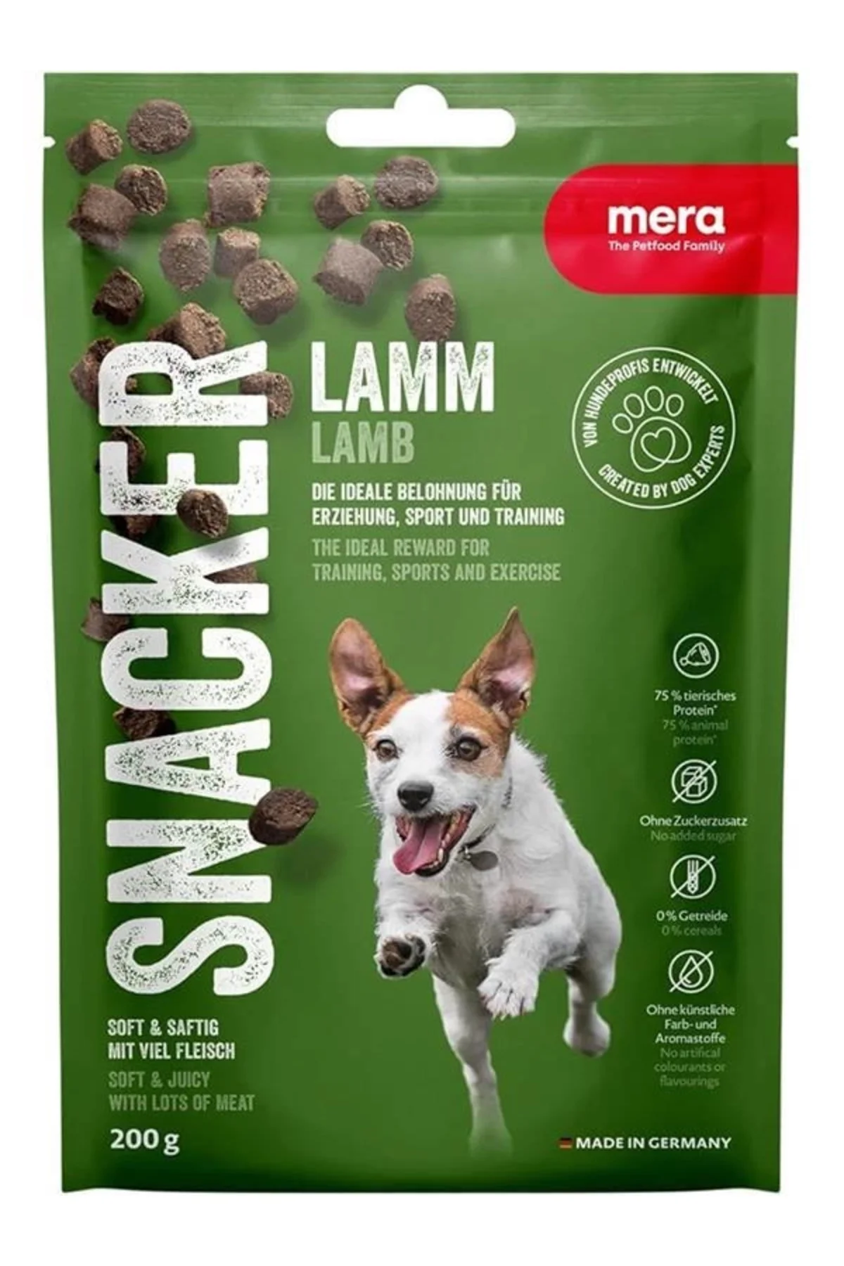 Snacker Kuzulu Yumuşak Köpek Ödül Maması 200 Gram