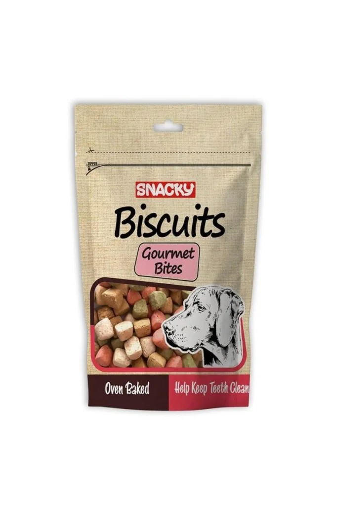 Snacky Gourmet Bites Köpek Bisküvisi 200 gr Snacky Gourmet Bites Köpek Bisküvisi 200 gr