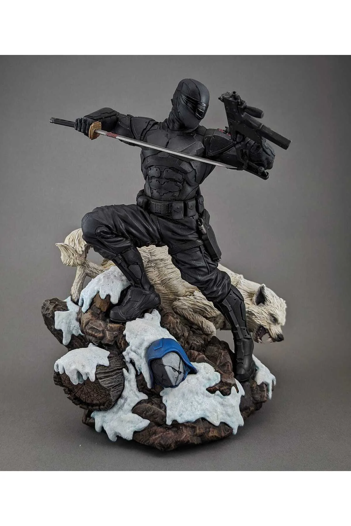Snake Eyes G.I. Joe Figür Yılan Göz Obje 25CM Büyük Boy