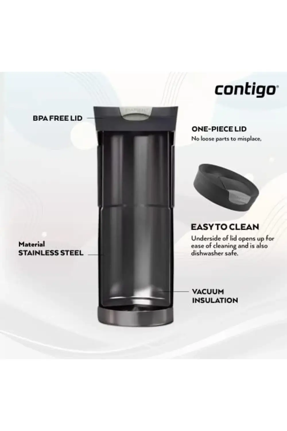 SNAPSEAL TERMOS 470ML KOYU GRİ 1178227
