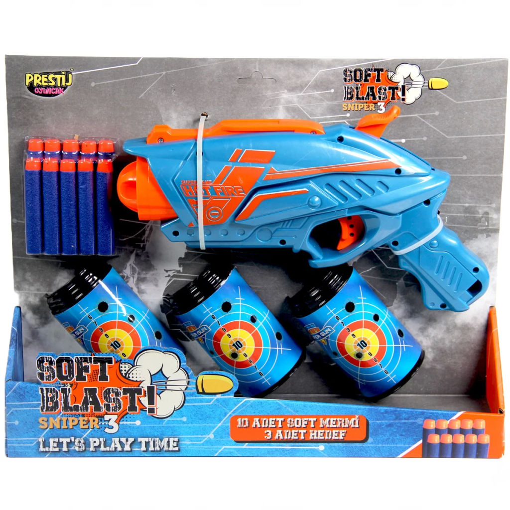 Sniper 3 Soft Blast Dart Atan Oyuncak Sniper 3 Soft Blast Dart Atan Oyuncak