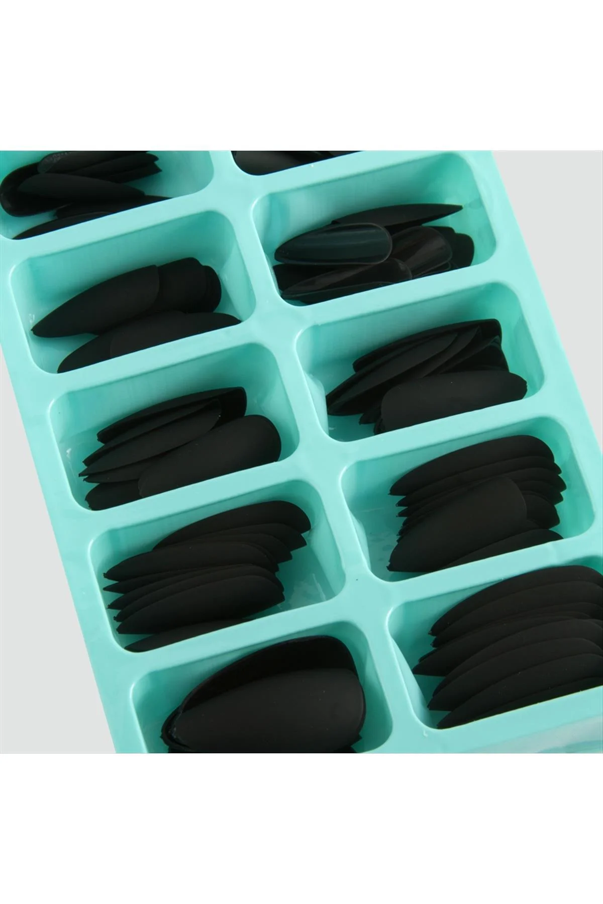 SNMSWRLD 100 Adet Mat (60819) Takma Tırnak-Siyah