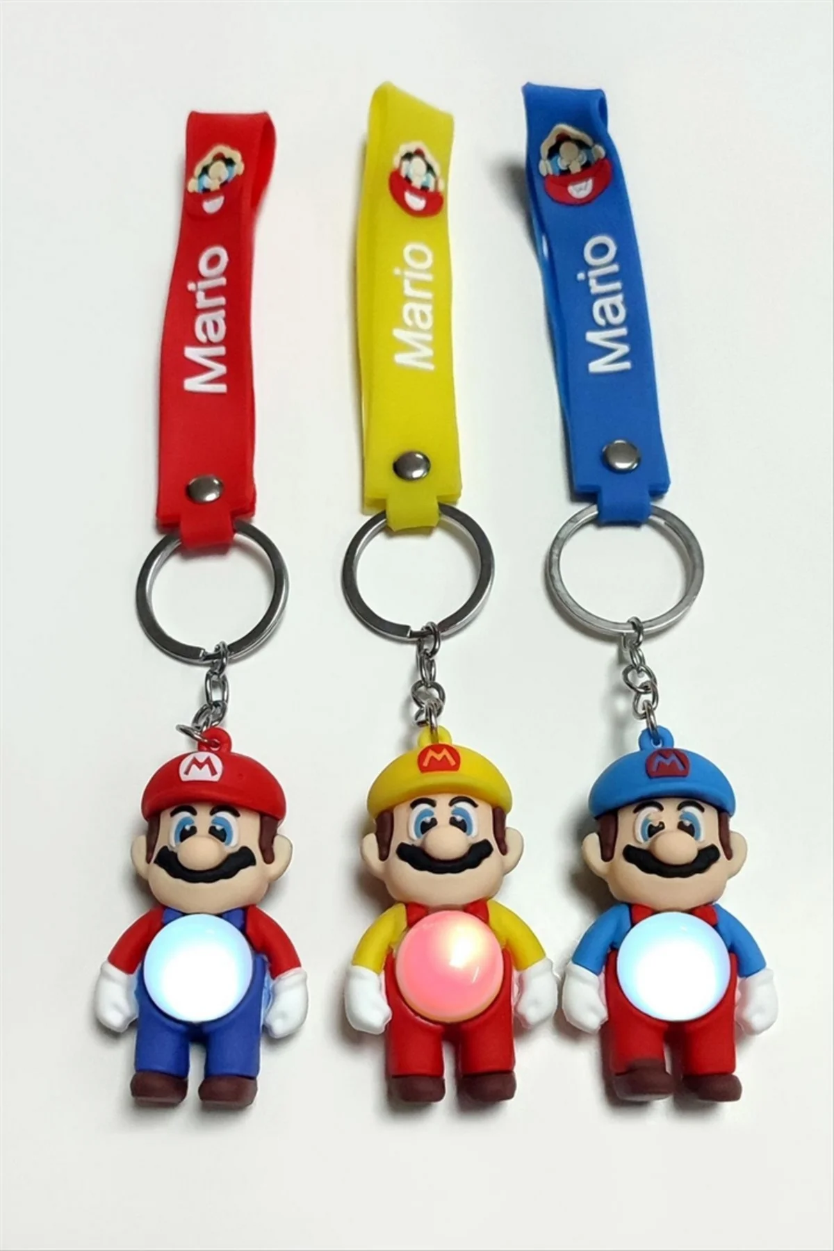 SNMSWRLD Maryo Işıklı Silikon Anahtarlık (21653) - Ebruli