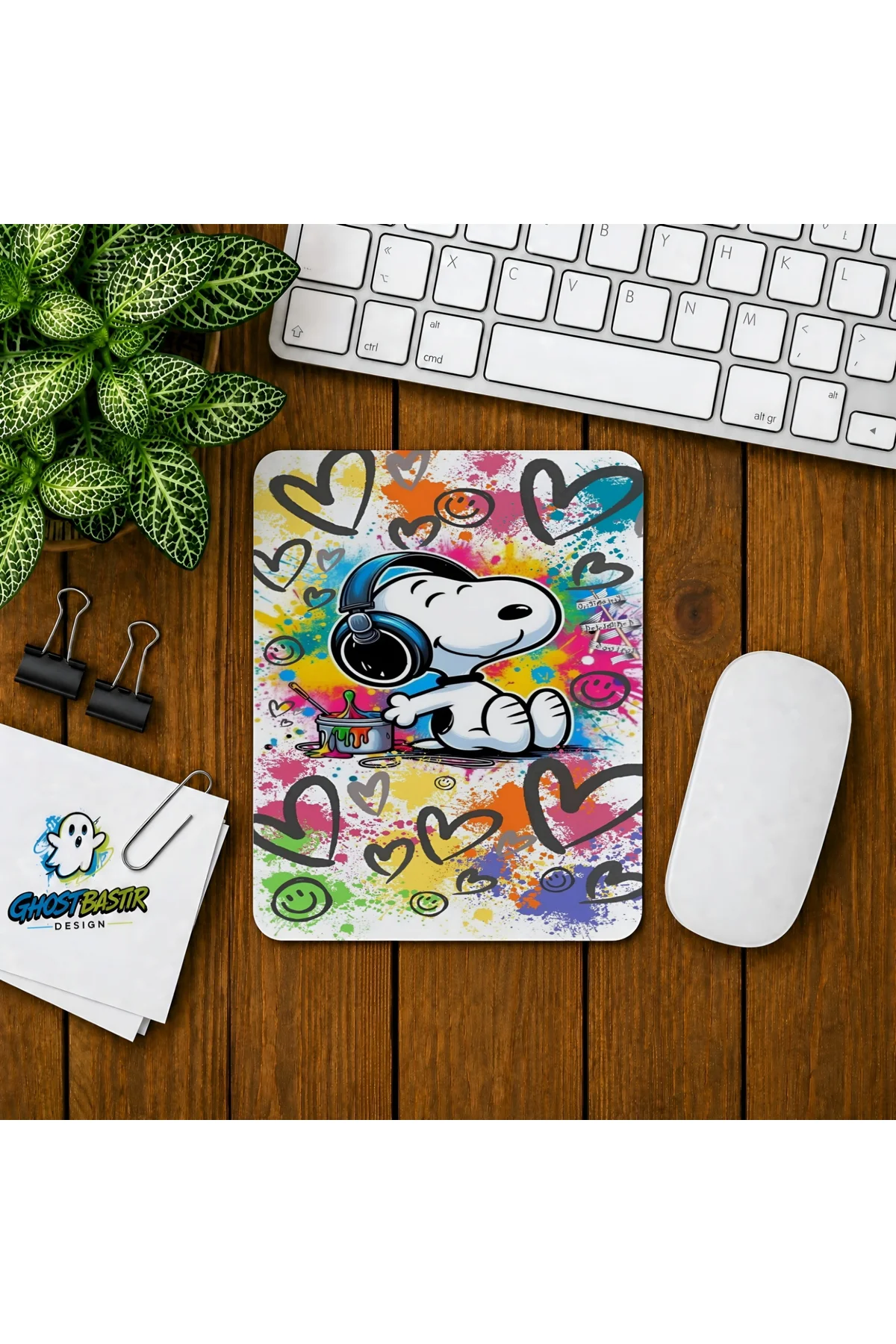 Snoopy Baskılı Oyuncu Mousepad 0277