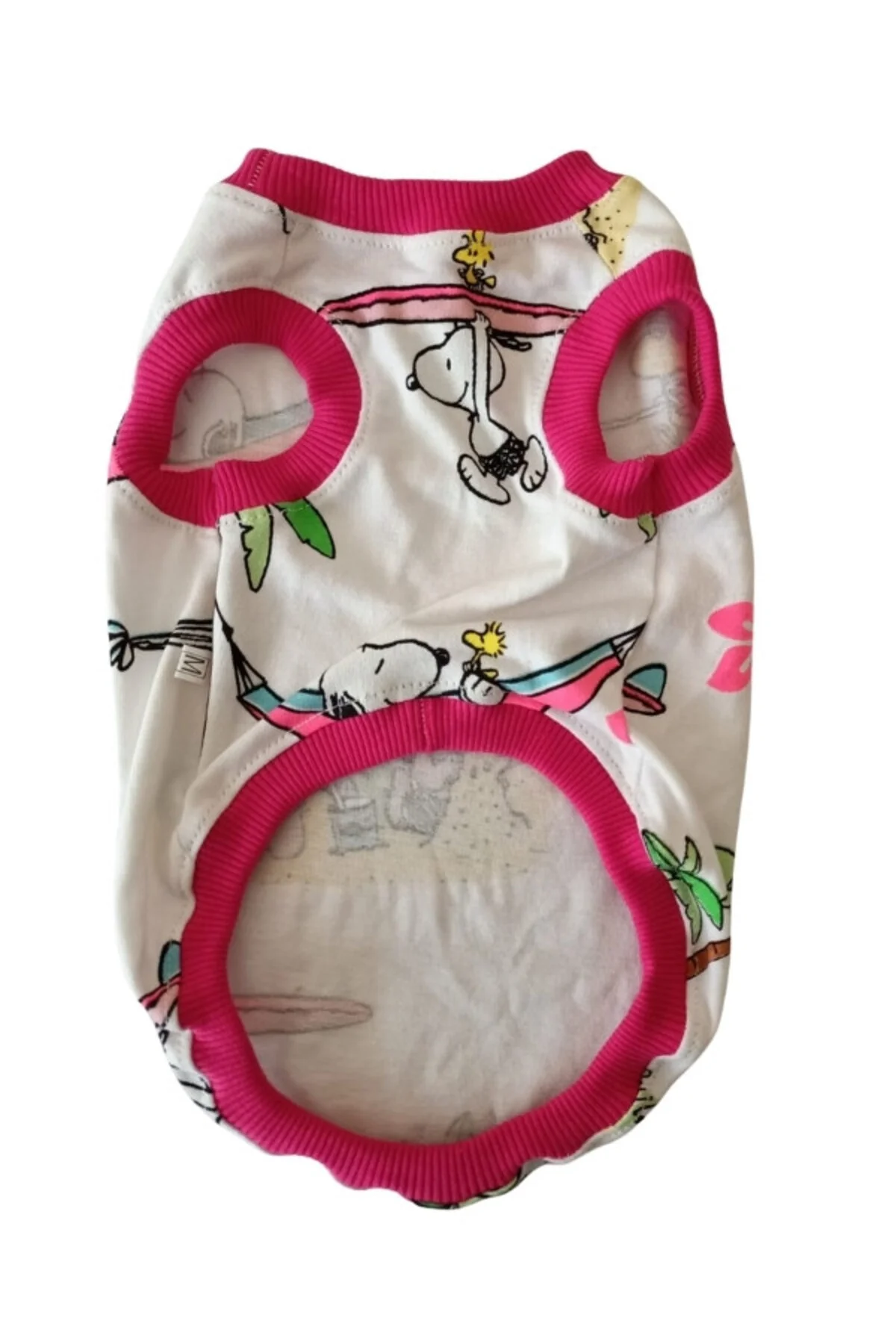 Snoopy Desenli Kollu Kedi Köpek Kıyafeti Elbisesi