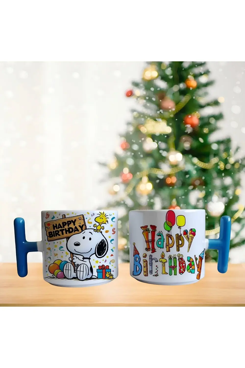 Snoopy happy Birthday porselen fincan / kupa -mug