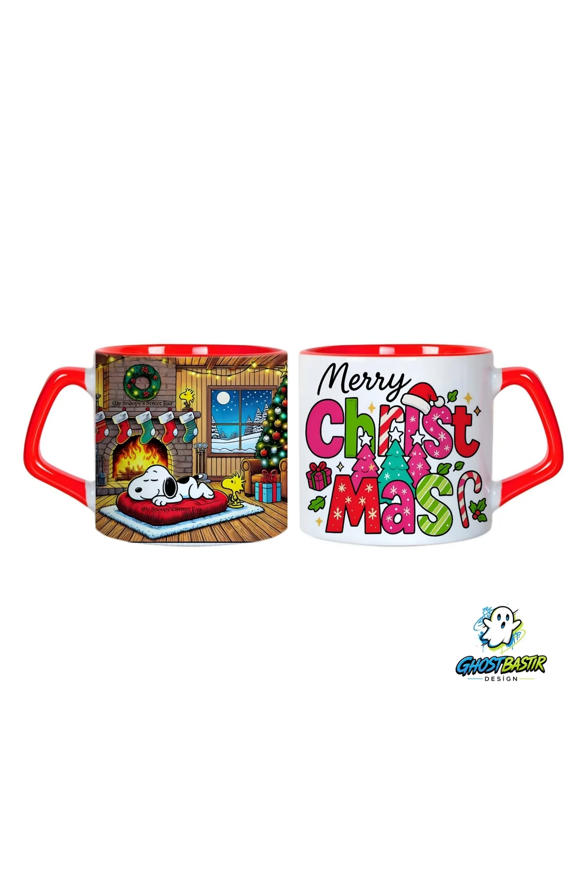 Snoopy Noel | Yılbaşı Kupa Bardak | Tek Adet 1073