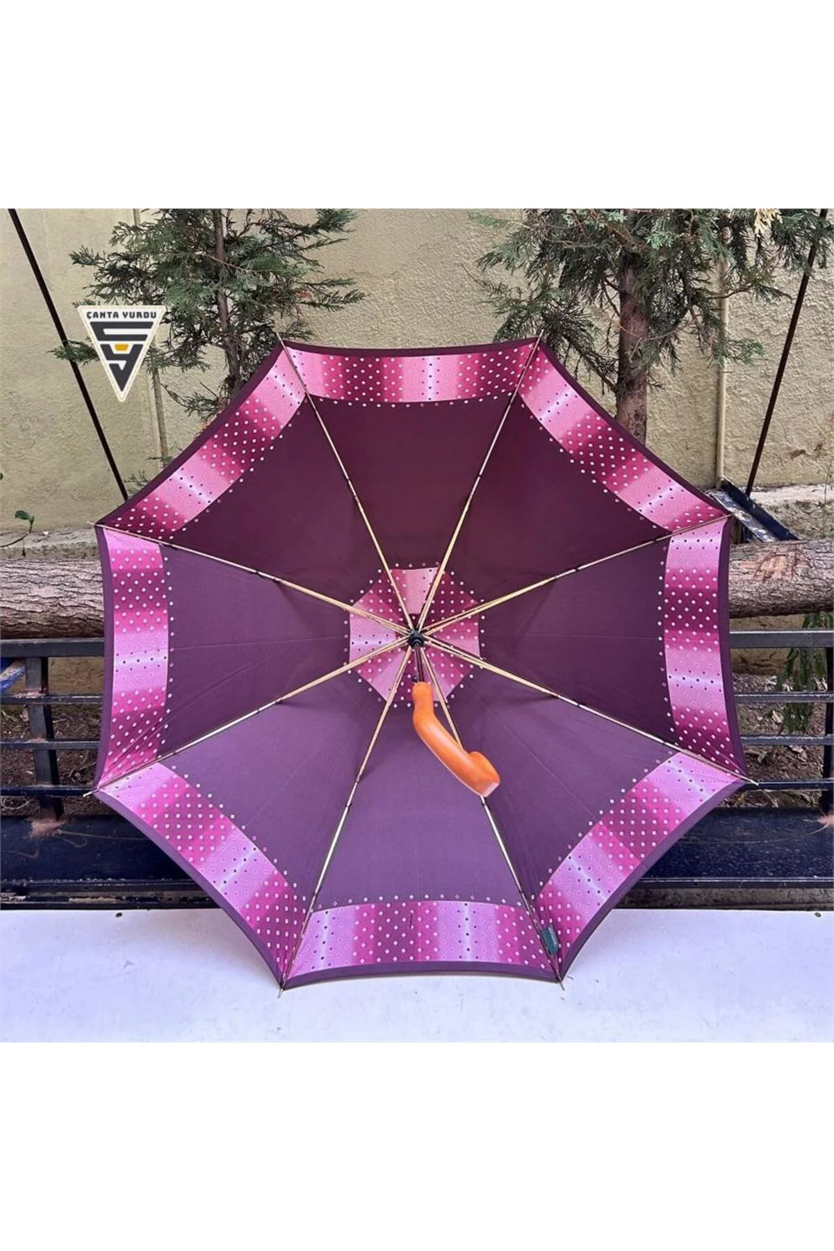Snotline 23L Baston L3 Kadın Şemsiye Desenli Bordo