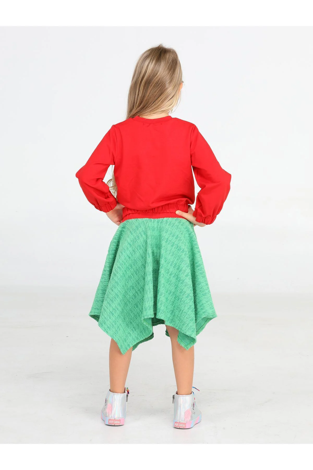 Snow Cute Kız Çocuk Etek + Sweatshirt Takım Snow Cute Kız Çocuk Etek + Sweatshirt Takım - Görsel 2