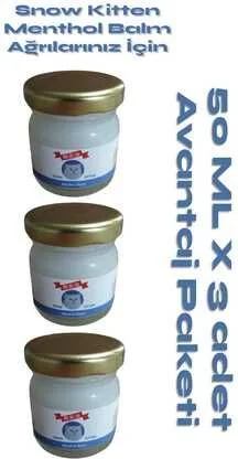 Snow Kitten Krem 50 ml 3 Adet - Vücut ve Kas Ağrıları İçin Etkili Çözüm