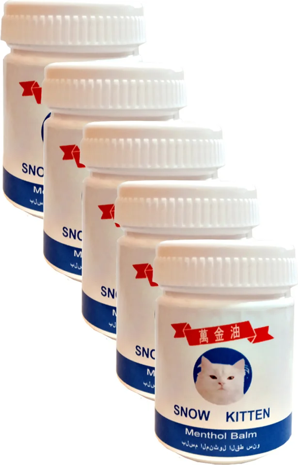 Snow Kitten Menthol Balm 50 ml x 5 Adet – Nane Serinliği ile Dudak Bakımı