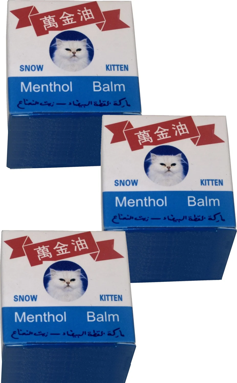 Snow Kitten Menthol Balm 50 gr 3'lü Paket – Nane Serinliği & Nemlendirici