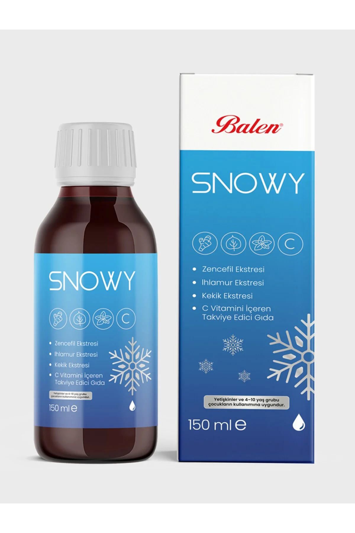 Snowy Bitki Ekstraktı Ve C Vitamini Şurup 150 Ml