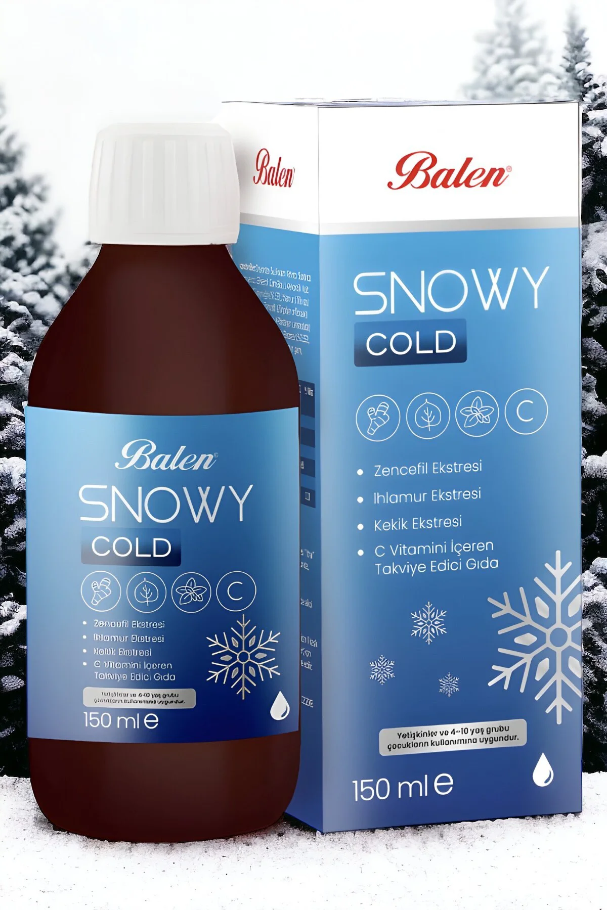 Snowy Cold Sıvı Takviye Edici Gıda Karşıtı 150ml