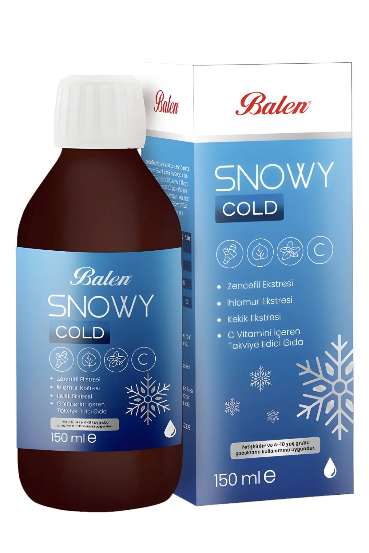 Snowy Cold Sıvı Takviye Edici Gıda Karşıtı 150ml