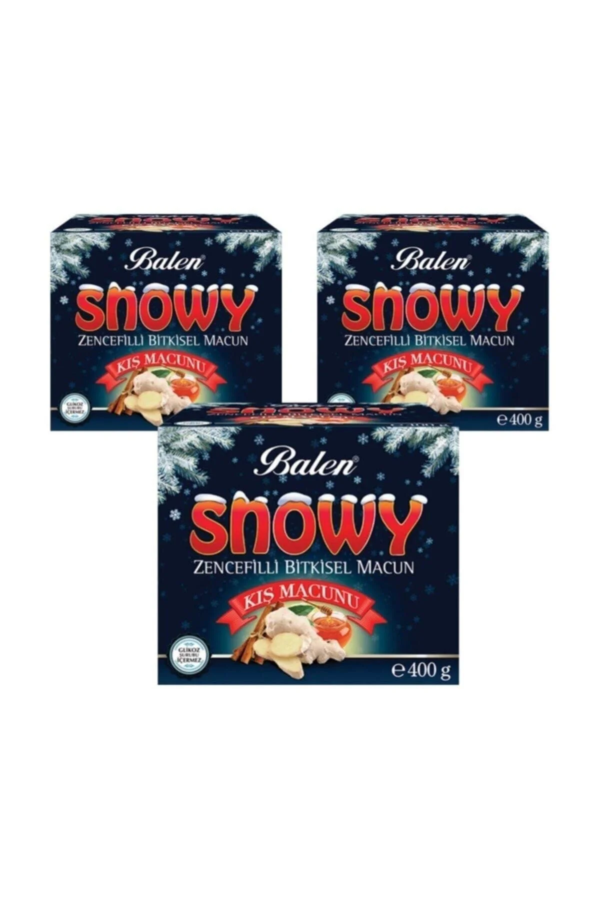 Snowy Zencefilli Bitkisel Macun 400 gr 3 Adet