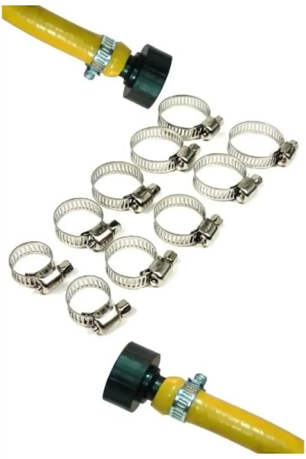 snShop Adet Hortum Kelepçesi Seti,Paslanmaz, Ayarlanabilir Boru K