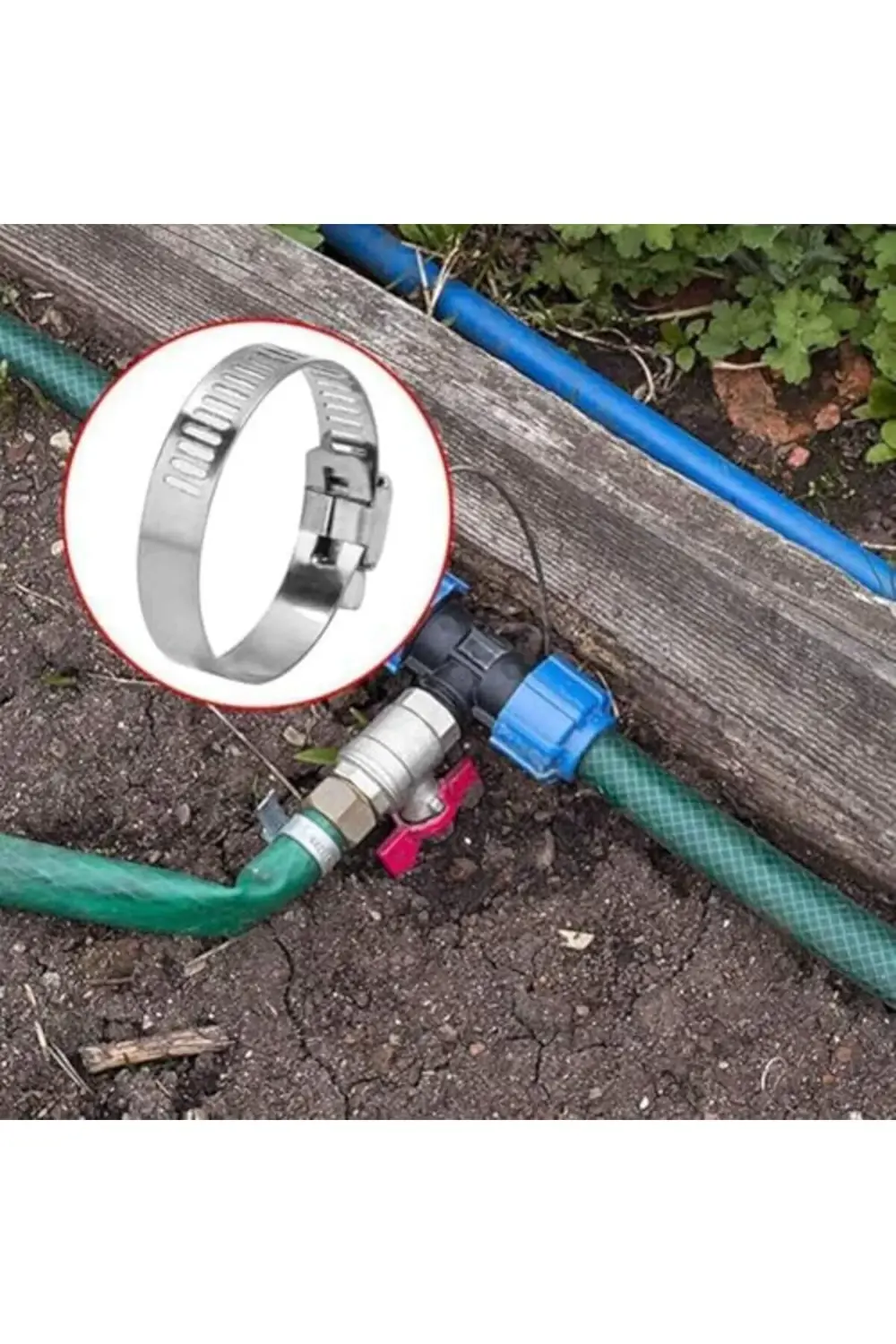 snShop Adet Hortum Kelepçesi Seti,Paslanmaz, Ayarlanabilir Boru K