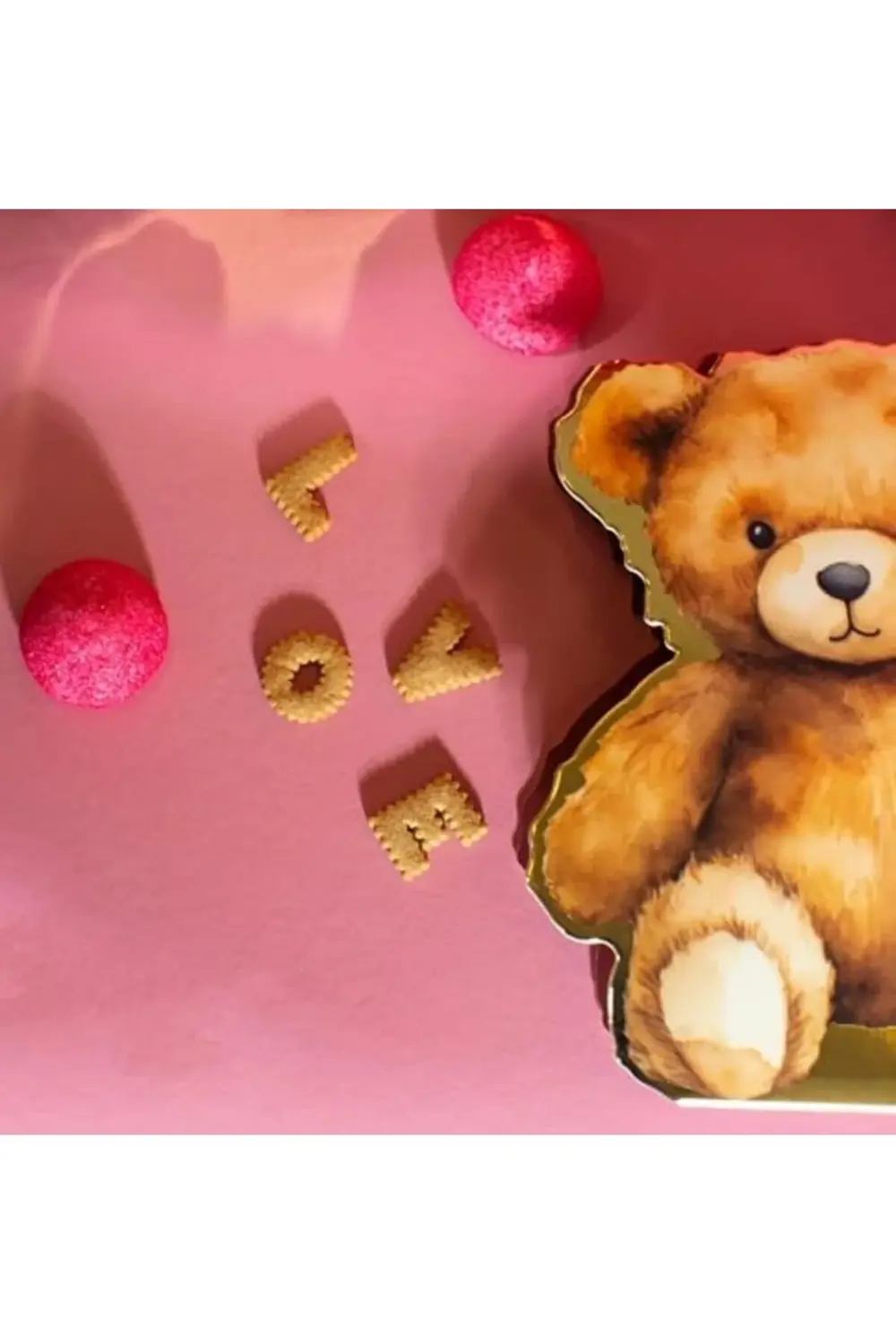 snShop Bear Figürlü, 3 boyutlu, Özel Tasarım Baskılı Karton Kutu,