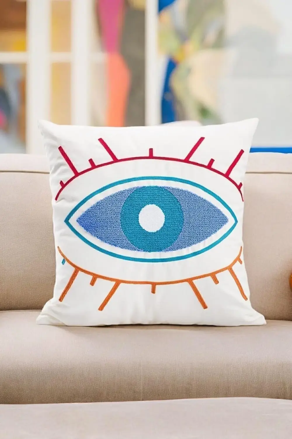 snShop Bohem 45X45 Özel Tasarım Punch Panç Süzene Desen Dekoratif