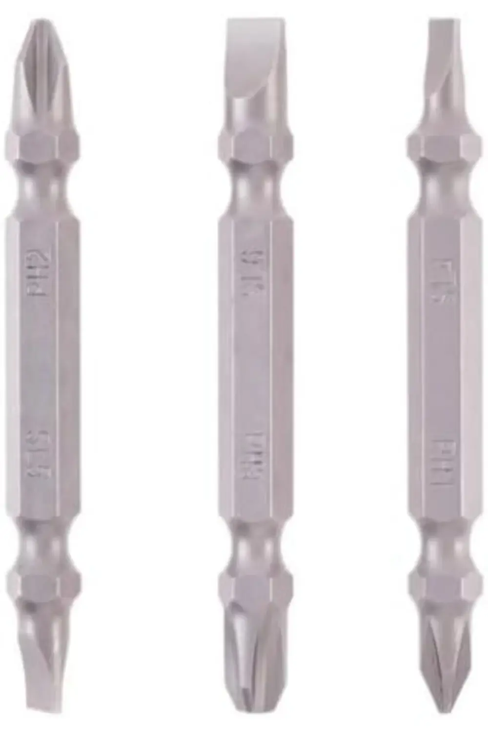 snShop Düz bits ucu 65 mm yıldız düz uç seti 3 adet - 49130410 46