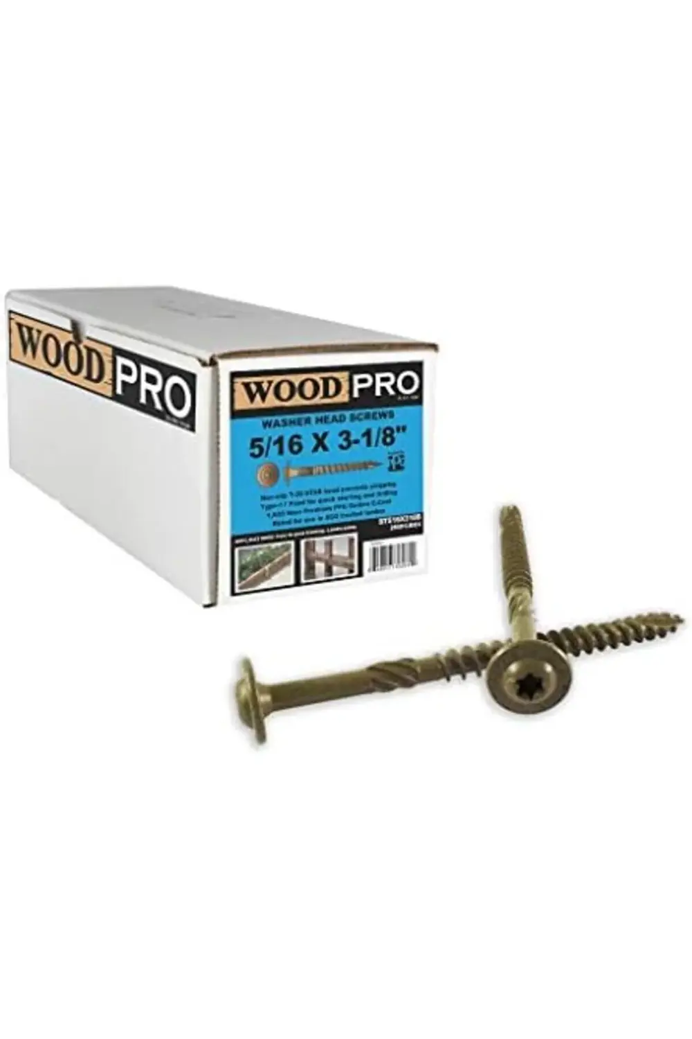 snShop Fasteners ST516X318B 5/16-inç x 3-1/8-inç Uzunluk Yuvarlak