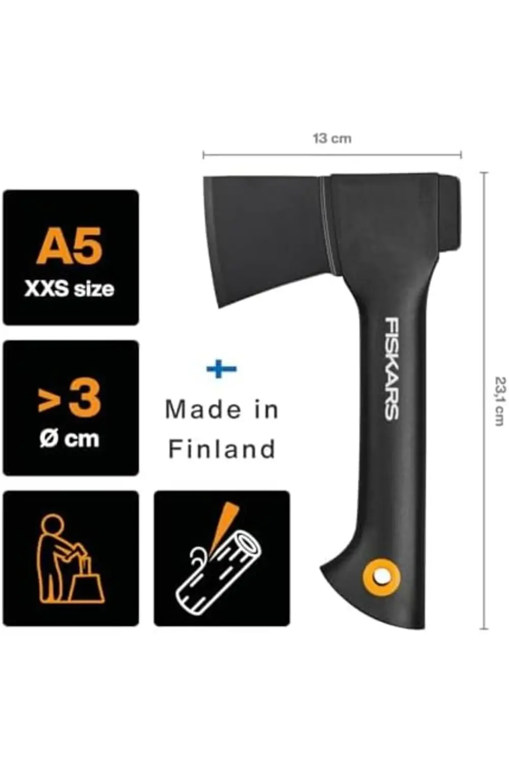 snShop Kamp Baltası, Masif, Taşıma çantası ile, Yapışmaz kaplama,