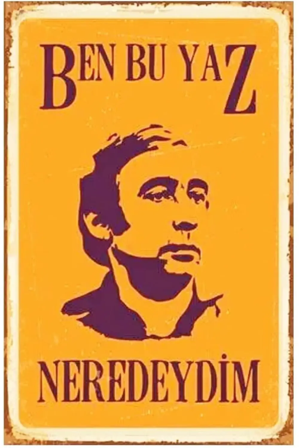 snShop Kuşe Kağıt Duvar Posteri Ben Bu Yaz Neredeydim Şener Şen R