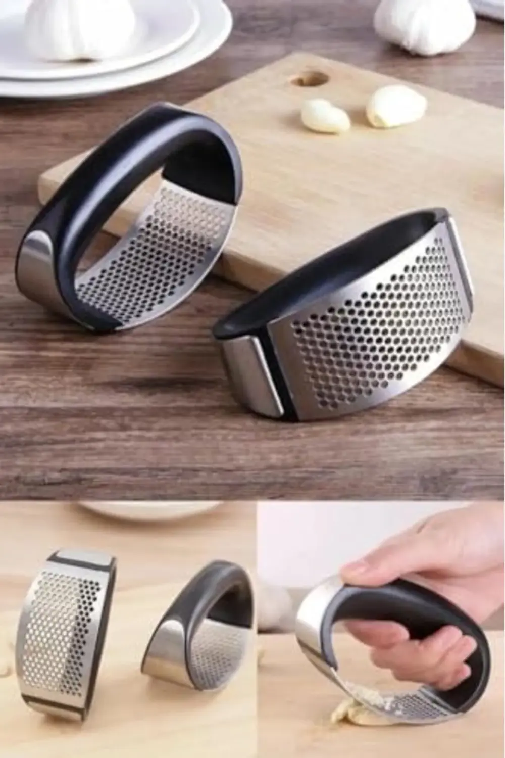 snShop Life Ergonomik Tutma Saplı Çelik Sarımsak Ezici MIT1118 46