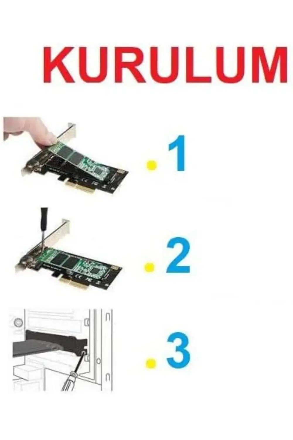 snShop PCI-E PCI Express 3.0 Kartı X4 To NVMe M.2 SSD ve NGFF SSD