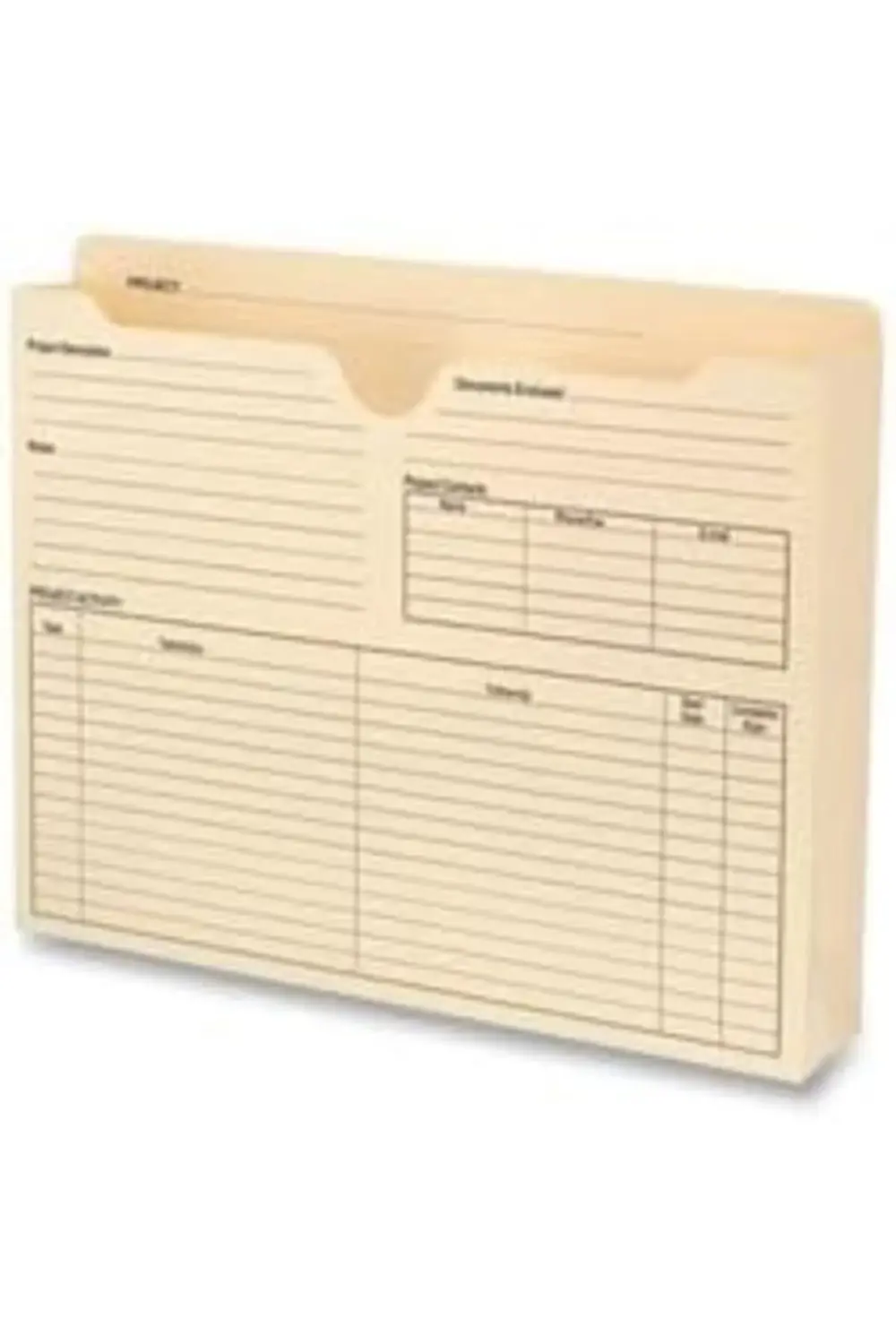 snShop Proje Dosyası Ceketi, Güçlendirilmiş Düz Kesim Tab, Öncede