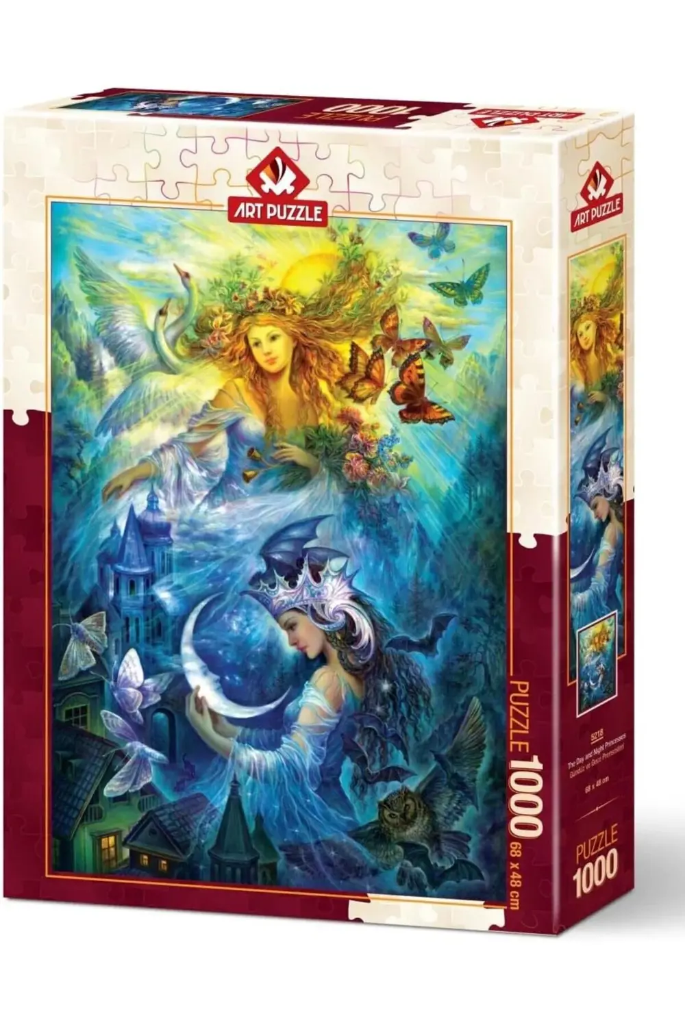 snShop Puzzle Gündüz Ve Gece Prensesleri 1000 Parça Puzzle 467437