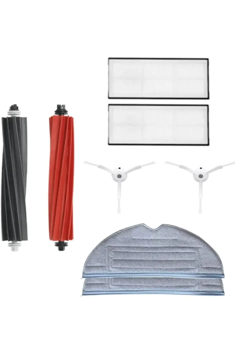 snShop Roborock S8/S8+ robot süpürge modelleri ile uyumlu 8 Parça