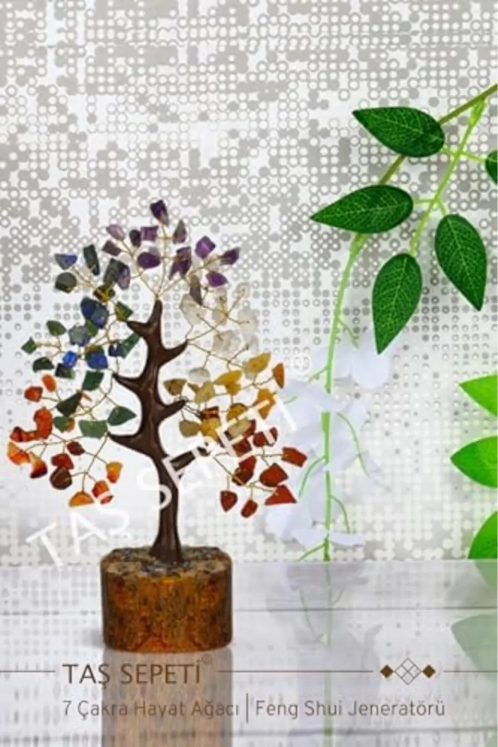 snShop Sepeti 7 Çakra Hayat Ağacı Feng Shui Ağacı Pozitif Enerji