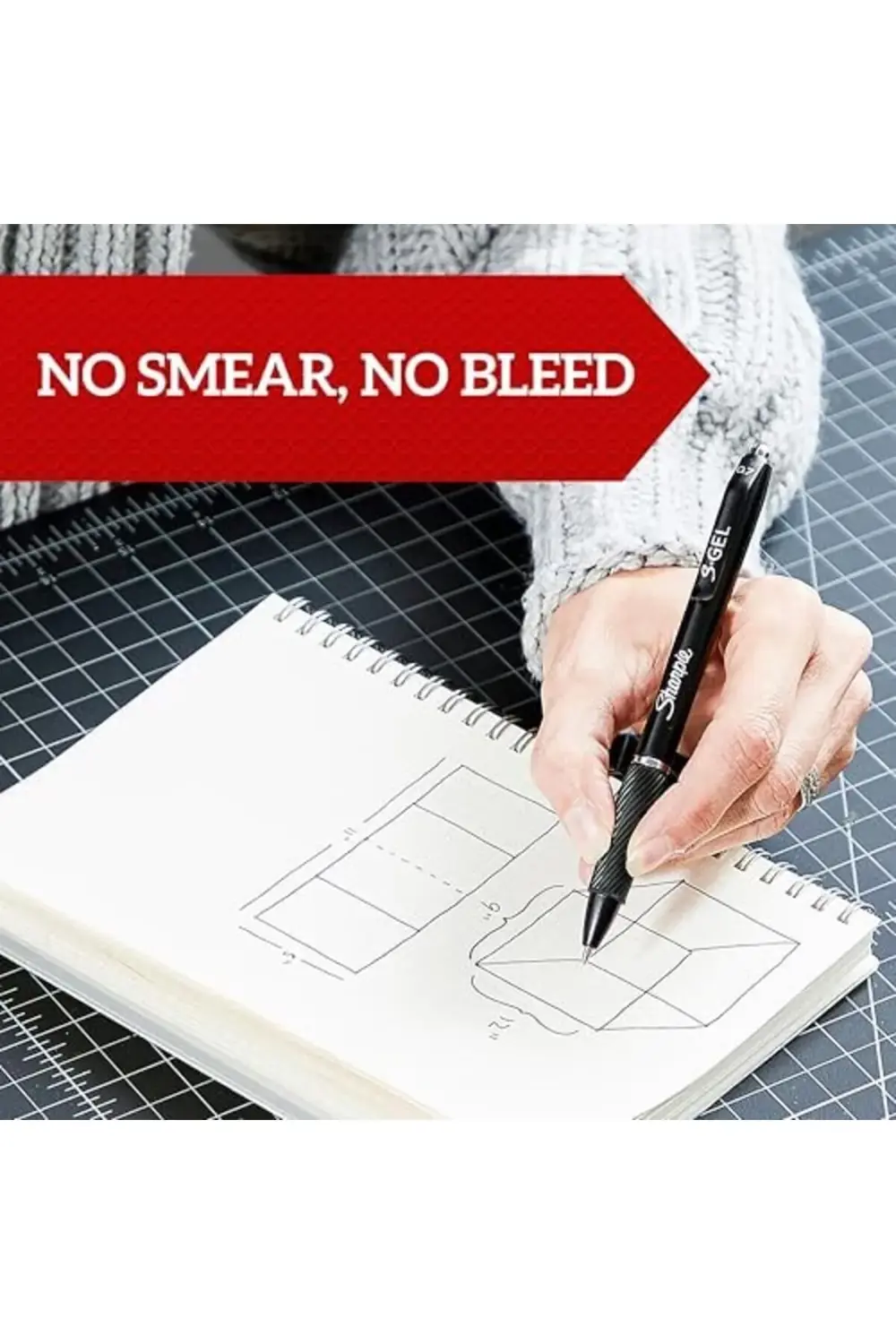 snShop Sharpie S Gel Jel Mürekkepli Kalem, 0.7 Mm, Siyah, Mavi, K