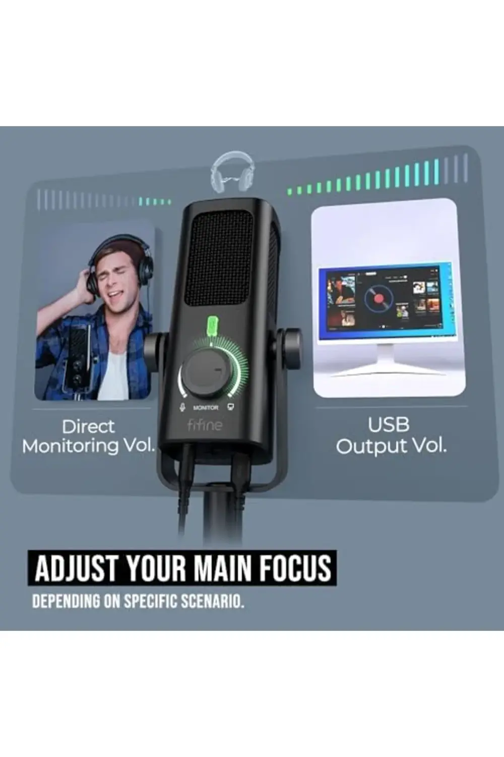 snShop Stüdyo Kayıt/Bilgisayar Akışı için USB-Podcast-Kondenser-M