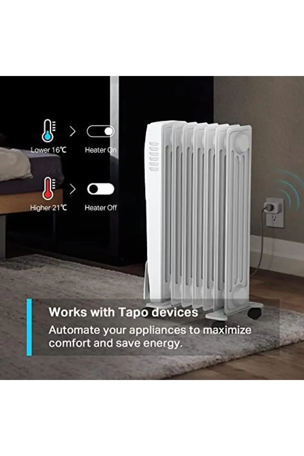 snShop Tapo T310, Akıllı Sıcaklık ve Nem Monitörü, Ücretsiz Veri