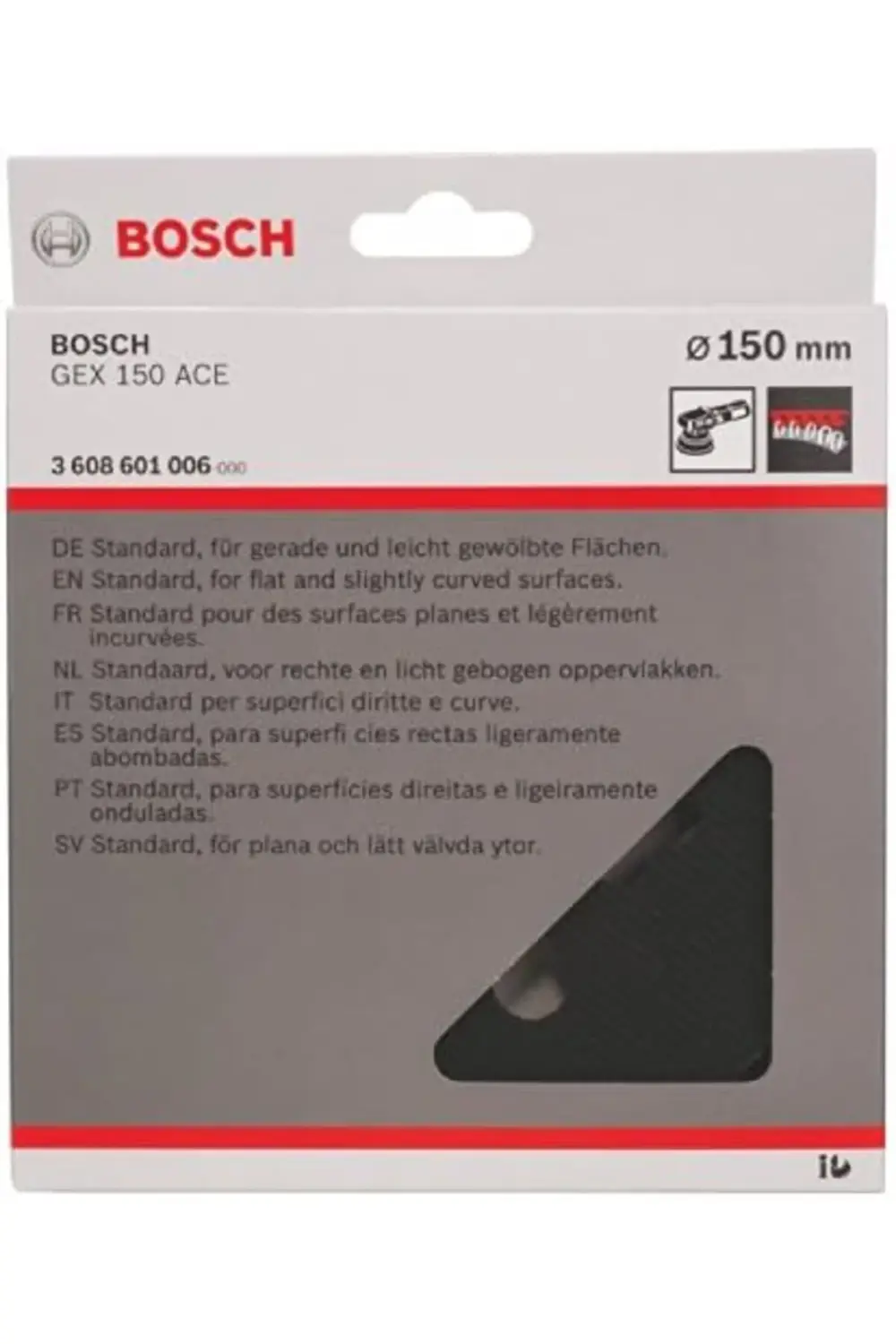 snShop taşlama diski 150 mm orta sert, 1 adet. 467437