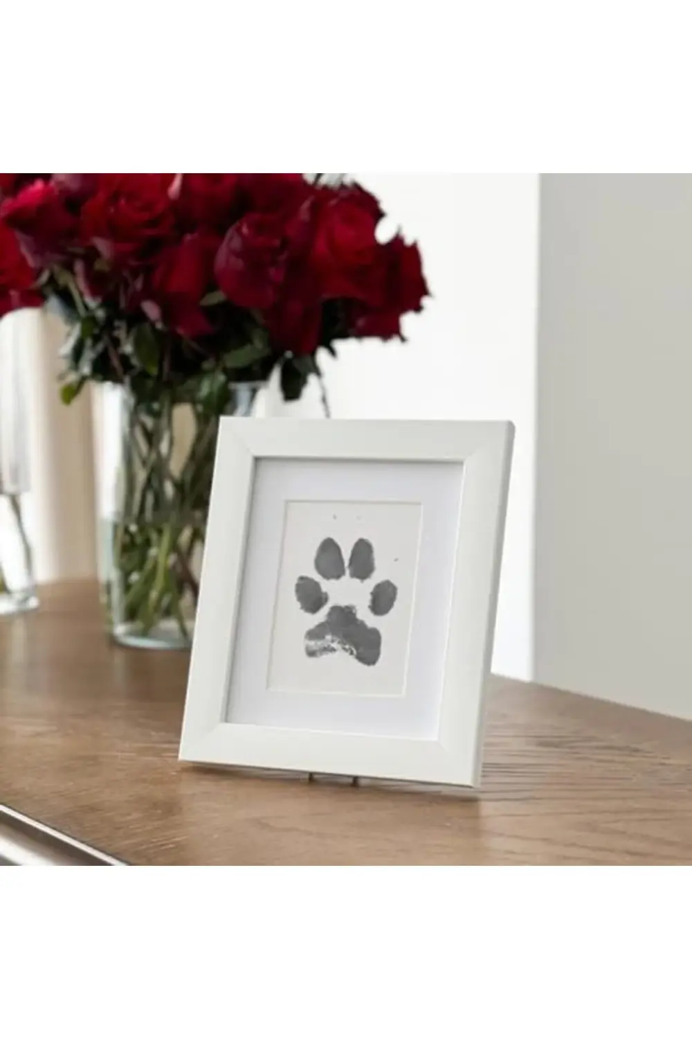 snShop Tekli Evcil Hayvan Pati İzi ve Fotoğraf Çerçevesi - Kedi K